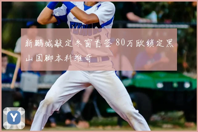 新鹏城敲定冬窗首签 80万欧锁定黑山国脚本科维奇
